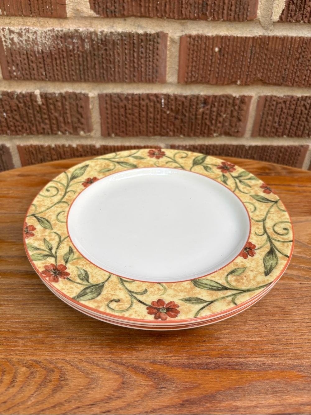 Royal Doulton Everyday Cinnabar Salad Plates 9” Fine China Set of 3 Indonesia
